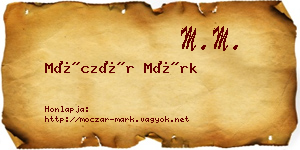 Móczár Márk névjegykártya